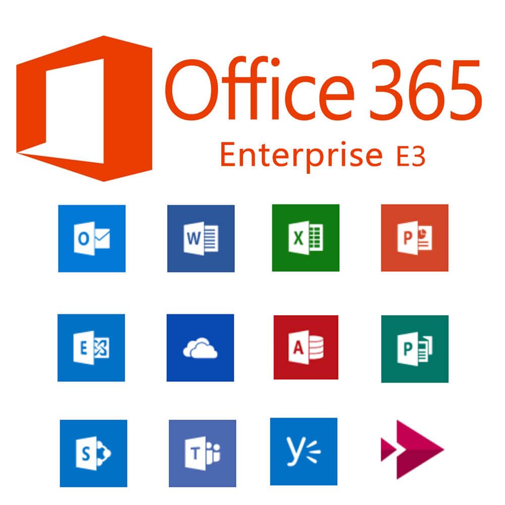 Office 365 E3 Enterprise 5 Users (1 year subscription)